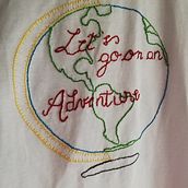 Explore the 🌎. Embroider project by lucia.m.popescu - 10.12.2024