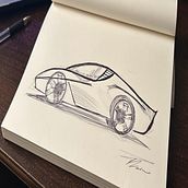 Project Car Design: M-01 Prototype. Design, Industrial Design, Product Design, and Sketching project by sm_sutera - 10.13.2024