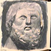 My project for course: Stylized Portrait Painting with Gouache. Gouache Painting, and Traditional illustration project by franceforshort - 10.13.2024