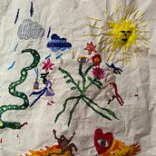 Mi proyecto del curso: Bordado contemporáneo con puntos tradicionales mexicanos. Een project van Craft, Borduurwerk, Textiel y Textielontwerp van fehc096 - 14.10.2024