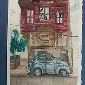 Meu projeto do curso: Pintura expressiva com aquarela: crie ilustrações envolventes. Fine Arts, Painting, and Watercolor Painting project by Gustavo Assis - 10.14.2024