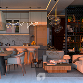 Mi proyecto del curso: Render de interiores con SketchUp y V-Ray Next. Architecture, Digital Architecture, Interior Architecture, and ArchVIZ project by Sergio Juarez Naba - 10.14.2024