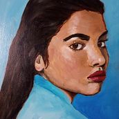 My project for course: Expressive Oil Portraiture: Explore the Alla Prima Technique. Fine Arts, Painting, and Oil Painting project by martin - 10.14.2024