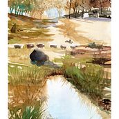 My project for course: Natural Landscapes in Watercolor Ein Projekt aus dem Bereich Bildende Künste, Malerei und Aquarellmalerei von j_lagatta - 15.10.2024