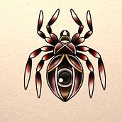 Mój projekt z kursu: Projektowanie tatuaży w stylu old school w Procreate. Un proyecto de Ilustración digital, Dibujo y Diseño de tatuajes de Wiktoria Święcon - 15.10.2024