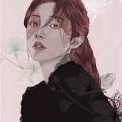 Mi proyecto del curso: Retrato ilustrado con Procreate. Un progetto di Illustrazione tradizionale, Illustrazione vettoriale, Disegno di ritratti e Illustrazione digitale di irenealvarezdel - 16.10.2024