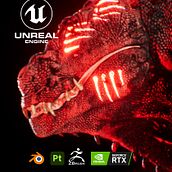 CREATURE CHARACTER 3D UNREAL ENGINE 5 BY Oscar Creativo. 3D, 3D Animation, 3D Modeling, 3D Character Design, 3D Design, 3D Lettering, Design, Advertising, Motion Graphics, Digital Illustration, and Digital Design project by Oscar Creativo - 10.16.2024