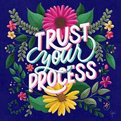 Mi proyecto del curso: Lettering digital: combina flores y letras con Procreate. Digital Lettering, and Lettering project by geritaglez - 10.17.2024