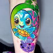 Mi proyecto del curso: Tatuaje artístico full color. Digital Drawing, Digital Illustration, Drawing, Traditional illustration, and Tattoo Design project by andreacuartasart - 10.17.2024