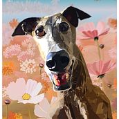Mi proyecto del curso: mi perrita Mika. Digital Illustration, and Traditional illustration project by Blanca Buñuel - 10.17.2024