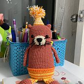 Mi proyecto del curso: Crochet: crea y transforma tus amigurumis. Amigurumi, Artesanato, Crochê, DIY, Tecido, Design têxtil, e Design de brinquedos projeto de isagacrochet - 17.10.2024