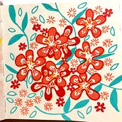 Mon projet du cours : Motifs botaniques et carnet de croquis. Un proyecto de Ilustración botánica, Ilustración tradicional, Pattern Design y Sketchbook de jane_klares - 17.10.2024