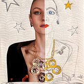 Más que una mirada.... Collage, Creativit, Drawing, and Photograph project by natsharu - 10.17.2024