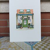 Il mio progetto del corso: Illustrazione urbana ad acquerello: dipingi la tua città. Un progetto di Illustrazione architettonica, Disegno, Pittura e Pittura ad acquerello di Rossella De Laurentiis - 10.10.2024
