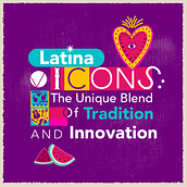 Latina Icons series. Un proyecto de Diseño gráfico y Diseño para Redes Sociales de Alicia Sahagun - 05.03.2024