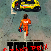 POSTERS FOR THE ITALIAN RENTAL KARTING CHAMPIONSHIP "CAMPIONATO DIMENTICATO". Un progetto di Design di poster , Illustrazione digitale e Eventi di Lou Cresti - 18.10.2024