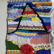 Mi proyecto del curso: Introducción al tejido en telar de bastidor. Un progetto di Interior Design, Design di accessori, Fiber Art, Tessitura e Textile Design di Paloma Campos - 18.10.2024