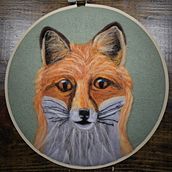 My project for course: Needle Felting: Paint Portraits with Wool. Arts, Crafts, Fiber Arts, Naturalistic Illustration, Needle Felting, and Textile Design project by Laura Viola - 10.19.2024