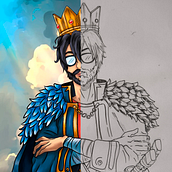 Mi proyecto del curso: Creación de personajes manga. Un progetto di Character design, Illustrazione tradizionale, Fumetto e Manga di Lisferdy Marchan - 20.10.2024