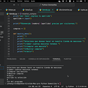 Tienda con python.. Web Development, and Programming project by johan_dgiraldo - 10.19.2024