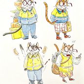 My project for course: Character Creation for Illustrated Books with Watercolor. Un progetto di Character design, Illustrazione infantile e Pittura ad acquerello di Marianna Guerra - 21.10.2024