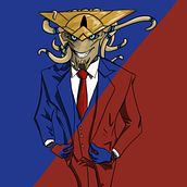 Bishop from FFS (from my universe Friend From Space). Digital Drawing project by Madison MadieAD - 10.21.2024
