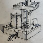My project for course: Artistic Architectural Drawing with Ink. Architectural Illustration, Drawing, Traditional illustration, Ink Illustration, and Fine Arts project by olgokd - 10.19.2024
