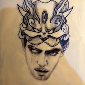 Mi proyecto del curso: Tatuaje para principiantes. Tattoo Design project by camargorodriguezjose - 10.22.2024