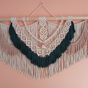 Mi proyecto del curso: Introducción al tapiz de macramé. Projekt z dziedziny Craft, Projektowanie dodatków, Makrama,  Tkactwo, Wzornictwo tekst i liów użytkownika Luz Mariana Sánchez Santiago - 21.07.2024
