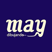 Branding tipográfico: May dibujando. Br, ing, Identit, Logo Design, T, and pograph project by mmera - 10.22.2024