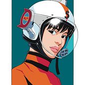 MAT Girl . Design de caractere, Ilustrație editorială și Comic de Maurilio DNA - 09.17.2023