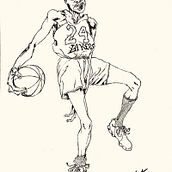 BasketMan. Projekt z dziedziny Trad, c i jna ilustracja użytkownika Gabriele Lucifora - 22.10.2024