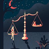 My project for course: Dynamic Vector Illustration: Keys to Color and Composition. Editorial Illustration, Traditional illustration, Digital Illustration, and Vector Illustration project by Nadya Davli - 10.22.2024