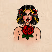 Meu projeto do curso: Design de tatuagens estilo old school no Procreate. Digital Illustration, Drawing, and Tattoo Design project by Nathalia Massaia - 10.22.2024