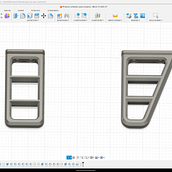 Mi proyecto del curso: Soporte limitador de escaleras para barra tejadillo de coches. 3D, 3D Design, Product Design, 3D Modeling & Industrial Design project by Pedro Henrique Muller Cohen - 10.16.2024