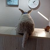 Perrito  de punto , Dotpebbles_knit.. Arts, and Crafts project by Lula Escoto Campos - 10.23.2024