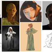 Projet: Apprendre le digital Painting Ein Projekt aus dem Bereich Digitale Illustration, Porträtzeichnung, Bildung, Malerei, Skizzenentwurf und Sketchbook von Zoé Vergon - 23.10.2024