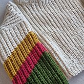 Meu projeto do curso: Crochê: crie roupas com apenas uma agulha. Design de moda, DIY, Tecido, Crochê, e Design têxtil projeto de liviasarchive - 23.10.2024
