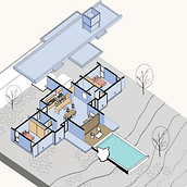 Mi proyecto del curso: Ilustración digital de proyectos arquitectónicos. Architecture, Architectural Illustration, Digital Architecture, Digital Illustration, L, and scape Architecture project by Xenia Domínguez - 10.23.2024