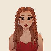 Mi proyecto del curso: Retrato de personajes estilo cartoon con Procreate. Un proyecto de Diseño de personajes, Dibujo digital, Ilustración digital y Pintura digital de Vanesa Moreno - 23.10.2024