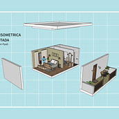Mi proyecto del curso: Introducción a SketchUp para arquitectos y diseñadores de interiores. Architecture, ArchVIZ, Digital Architecture, Interior Design, and Spatial Design project by David Muñoz - 10.24.2024