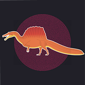 Spinosaurus - types of vector illustrations. Un progetto di Illustrazione vettoriale e Illustrazione digitale di Julian Zielonka - 24.10.2024