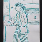 Il mio progetto del corso: Disegno gestuale e ritratto pieni di espressività. Drawing, Figure Drawing, Fine Arts, and Portrait Drawing project by tiziana_narducci - 10.24.2024