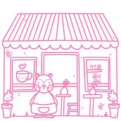 Mi proyecto del curso: Diseño de mundos kawaii: crea ilustraciones alegres. Design de personagens, Ilustração digital, e Mangá projeto de Natalia Suarez - 24.10.2024