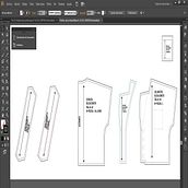 Documentando el proceso de Patronaje con Adobe Illustrator. Fashion Design, Pattern Design, Patternmaking, and Dressmaking project by p_velazquezguerra - 10.25.2024