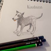 Dessin de chien. Esboçado, Criatividade, Desenho a lápis, e Design de personagens projeto de Agnes - 26.10.2024