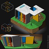 Mi proyecto del curso: Sketching arquitectónico y artístico con Procreate. Architectural Illustration, Architecture, Digital Architecture, Digital Illustration, and Sketching project by Victoria - 10.25.2024