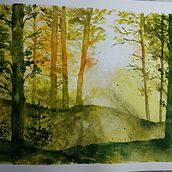 Il mio progetto del corso: Paesaggi incantevoli ad acquerello: dipingi con la luce. Een project van Schilderij y Aquarelschilderen van Alessia Bosatelli - 26.10.2024