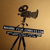 NAVARRA FILM COMMISSION. Grafismo e ilustraciones para el catálogo de presentación de Navarra Film Commission (Fundación INAAC). . Art Direction, Br, ing, Identit, Graphic Design, and Vector Illustration project by JESÚS SOTÉS VICENTE - 01.01.2009