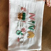 My project for course: Introduction to Raised Embroidery. Embroider, and Textile Design project by Meegan Hardaker - 02.06.2022